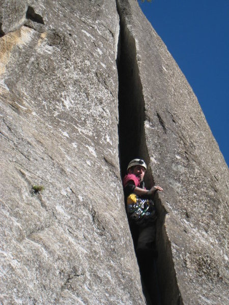 Pitch2:  chimney<br>
<br>
Photo by Gary Carpenter