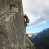 Pitch 3 of Center route<br>
<br>
 Photo by Gary Carpenter