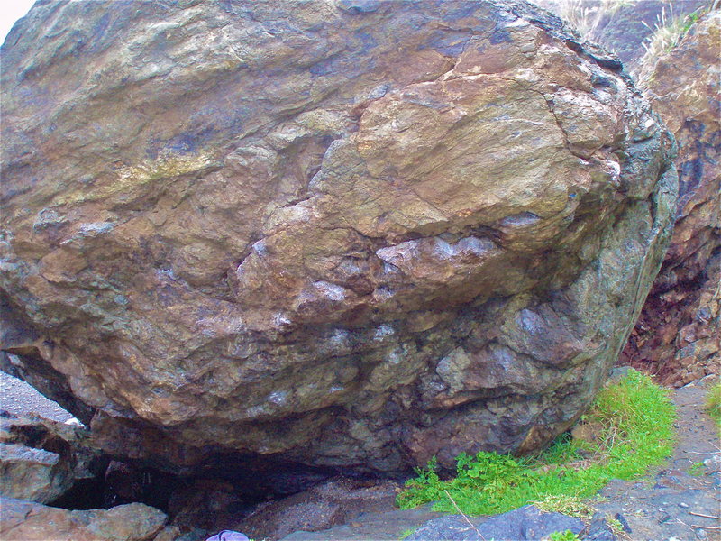 Orange Buddha Boulder