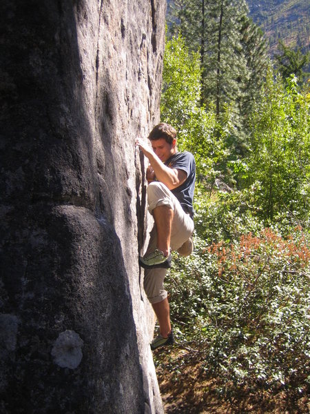 Me on a cool boulder