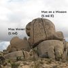 Photo/topo for Mission Rock, Joshua Tree NP. <br>
