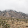 Ryan Mountain with a dusting of snow, Joshua Tree NP