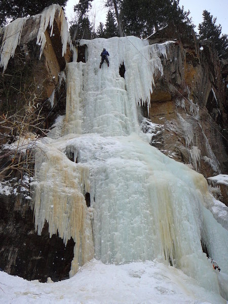 Hidden Falls as of 12/12/09.