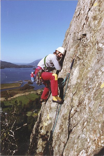 Chris on the Crux