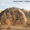 Photo/topo for the Marley Boulder (northwest face), Joshua Tree NP