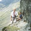 John Powell and John Porter on Pavey Ark crag .. Langdale