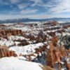 Winter at Sunset Point in Bryce Canyon