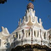 One of the "Hansel & Gretel" houses at Barcelona's "Park Guell".