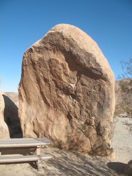 Picnic Boulder (West Face), Joshua Tree NP