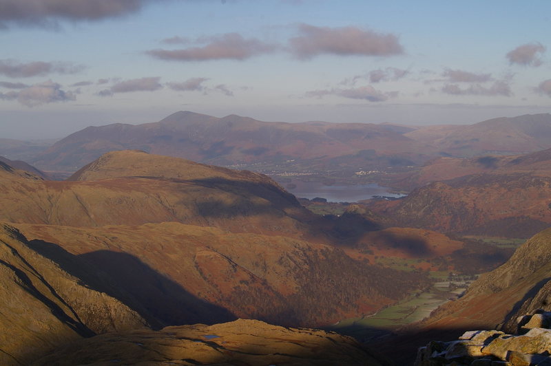 Looking down Borrowdale from Great End. Photo Ron Kenyon