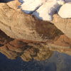 Reflections made possible from an early snow in Red Rocks #1