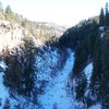 Down Canyon in the winter.