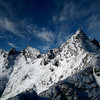 The ridge in winter. The traverse in winter is a major expedition.