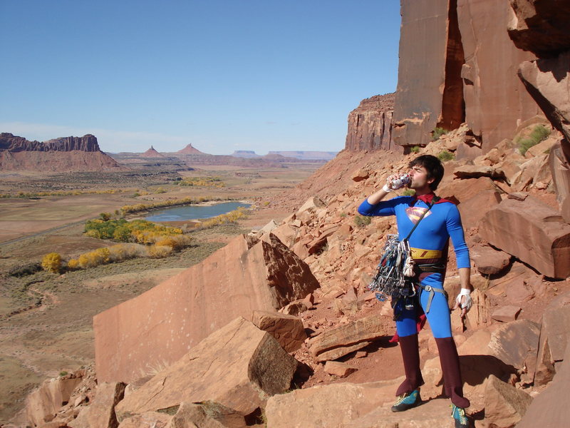 Andy Novak, Scarface Wall, Indian Creek, Utah October, 2009  