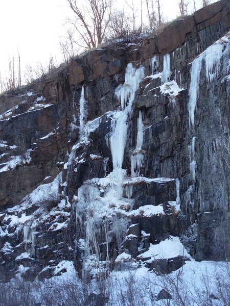 Alpine Route in thin condition. Jan 5, 2010. 