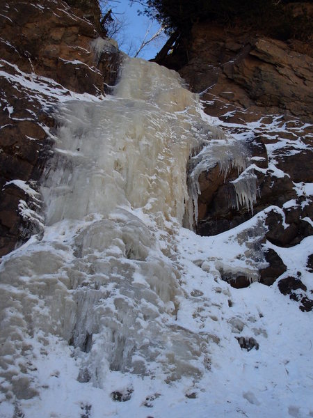 On Jan. 9 the climb was very brittle and bone dry.