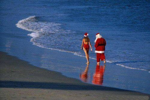 Santa has the right idea.