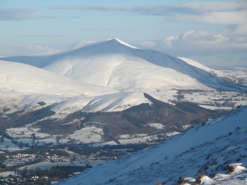 Blencathra Jan 2010.Photo John Porter