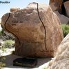 Photo/topo for the Feudal Boulder, Joshua Tree NP 