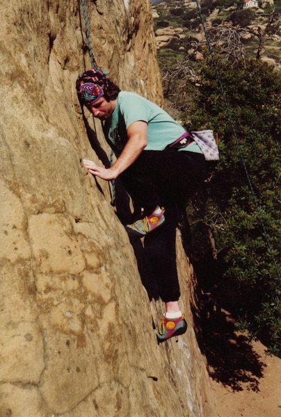 Mark Goss on Left Hand Route.