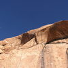 Upper crux section, Hangin' 10.