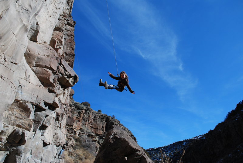 Milan Foley age six getting here Sunday swing on @ John's Wall