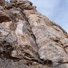 J. Fox at the crux of pitch 1.