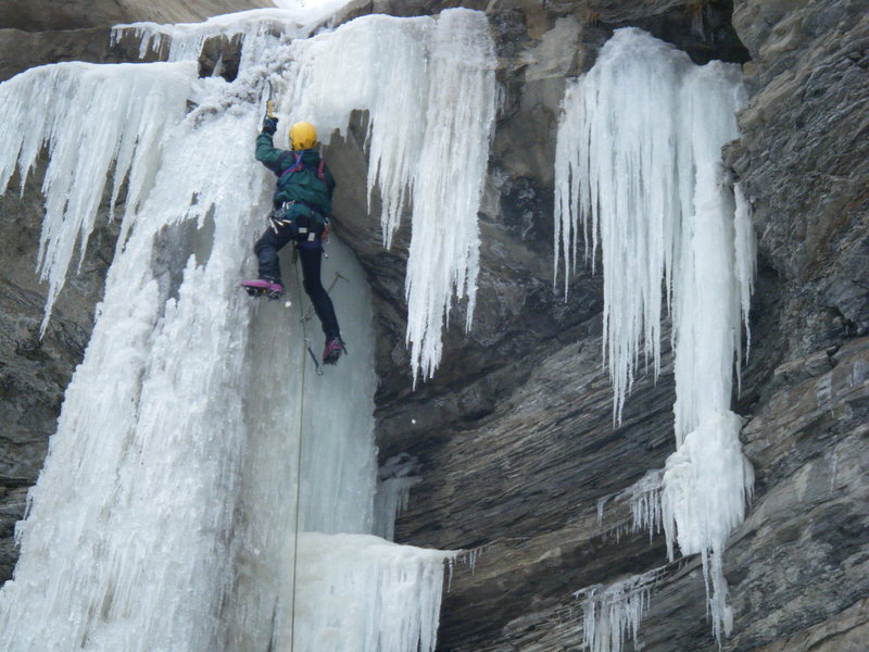 Damn, that cone sure is hollow, and it's deep, too!! The fun just never ends on this climb!