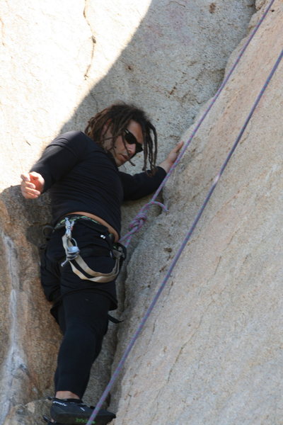 Roger getting some crack experience on the Jam crack. 1-24-10