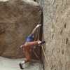 Tom Callaghan starting out the first roof (11) in 1983.