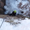 Committing to the thin moves through the middle section of Dracula. Photo By Dave Mills.