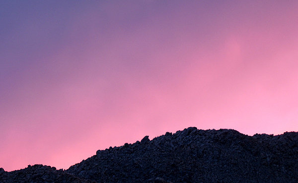 Sunset over Iron Sausage Ridge.<br>
Photo by Blitzo.