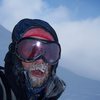 A couple days before, getting religion on Grizzly peak in a ridiculous storm (with a break for the photo op)