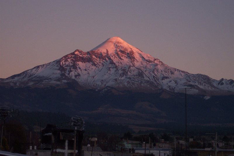 Orizaba from the town of Tlachichuca