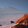 The Jamapa Glacier from its base