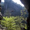 Seneca Rocks Cave. Photo by Bev McFarland