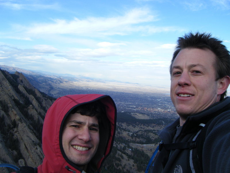 On the summit of Seal Rock with Said.