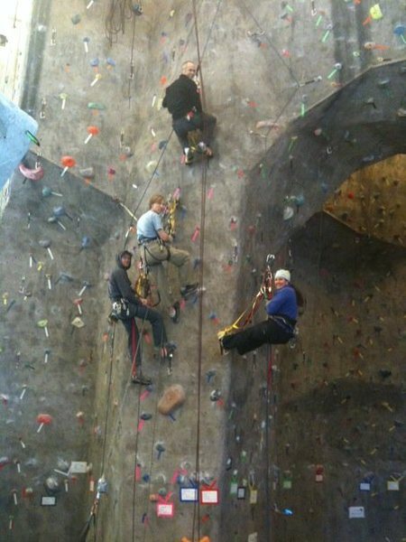 Speed aid climbing school with Hans!