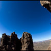 Manny leads P3 of Grandfather Hobgoblin in the Superstitions, AZ.  Photo by Andrew Burr.