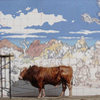 Hidden Valley Cattle Mural.<br>
Photo by Blitzo.