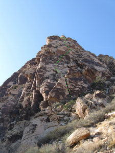 overlay of the route