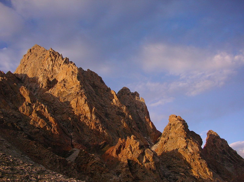 Grand Teton from lower saddle