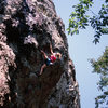 The classic JCCII (put up by Jeonju Climbing Center), one of many classics in the area. 5.11b.