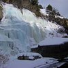 The falls as seen from just downstream. 