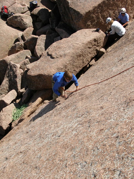 Looking down on Cold Finger.