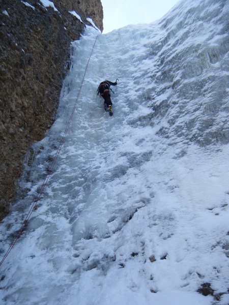 Steve Berwanger soloing BBH. 2-10-2010.