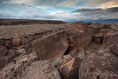 Sad boulders, Bishop