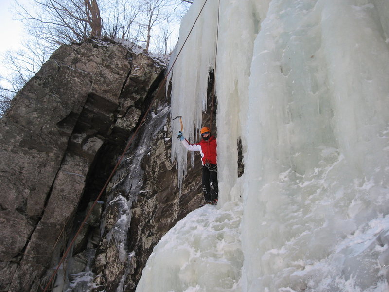 15-year-old Breanna Purnell on The Curtain (pitch one).