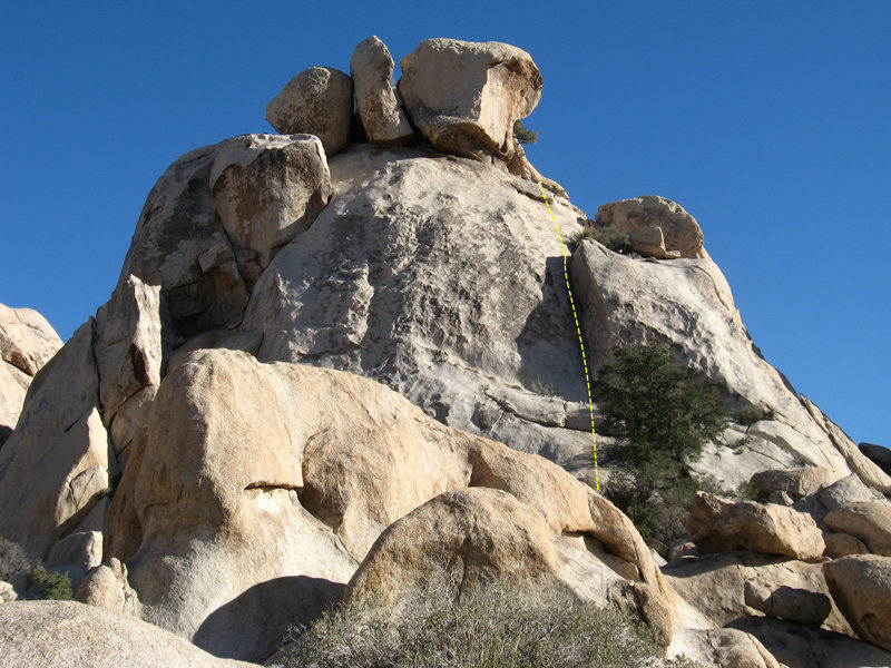 Bookman Pitman, on Freddie's Fat Cat in the Wonderland Valley, Joshua Tree National Park