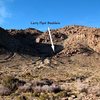 Looking up towards the Larry Flynt Boulders, Joshua Tree NP